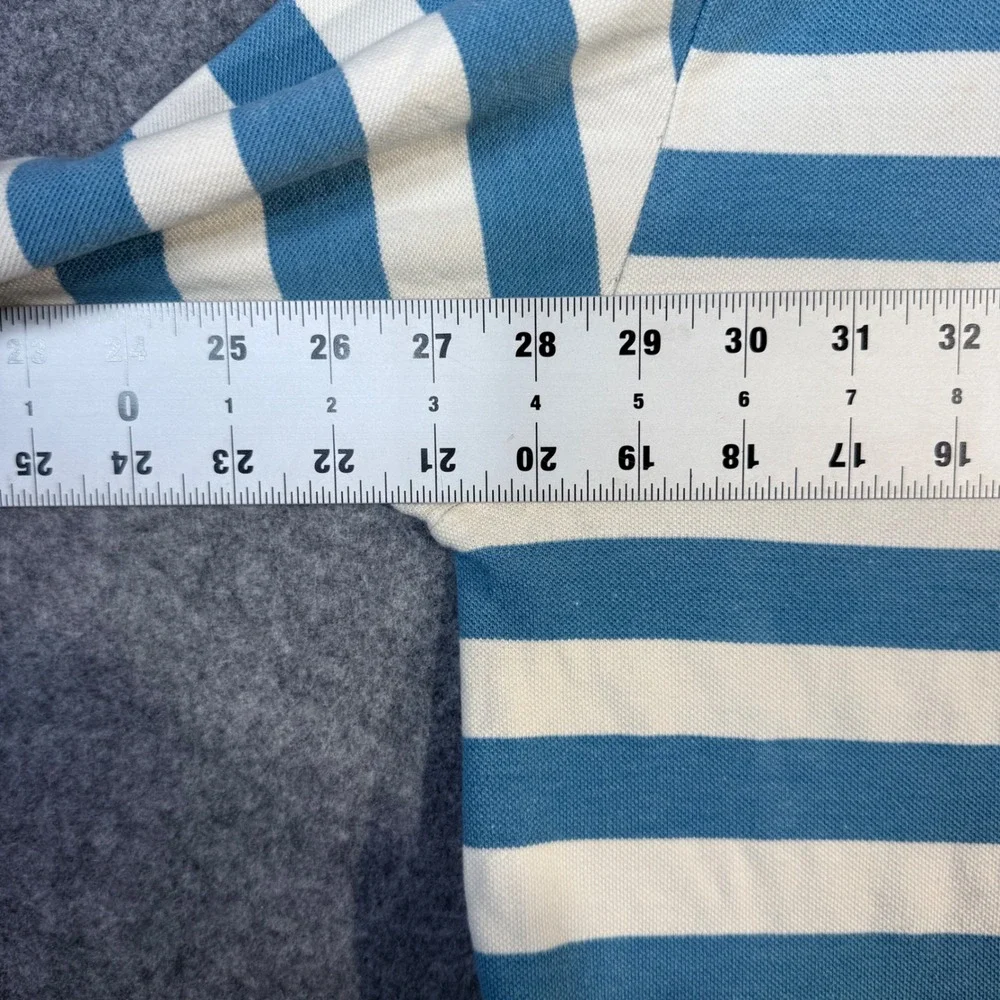 Polo Ralph Lauren Striped Short Sleeve Polo‎ Shirt Blue White XL